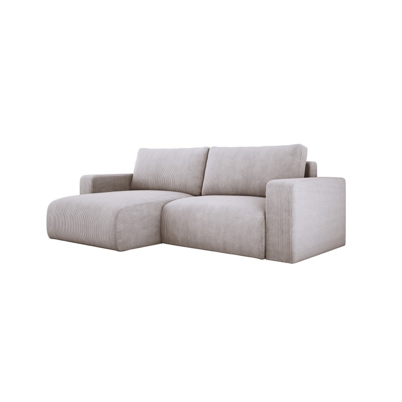 Carli corner sofa with sleeping function, fabric Poso 100 Carli corner sofa with sleeping function, fabric Poso 100