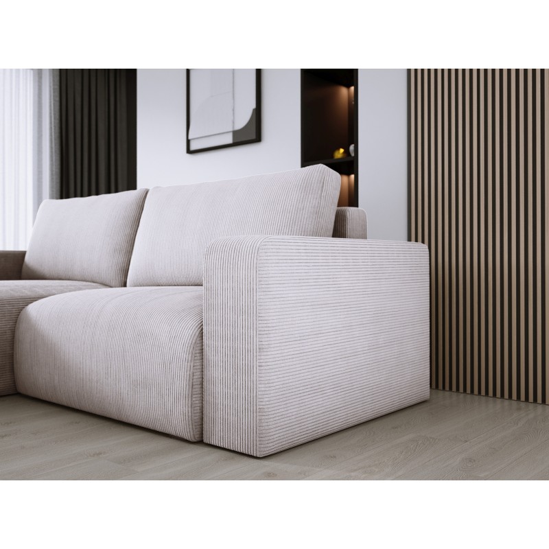 Carli corner sofa with sleeping function, fabric Poso 100 Carli corner sofa with sleeping function, fabric Poso 100