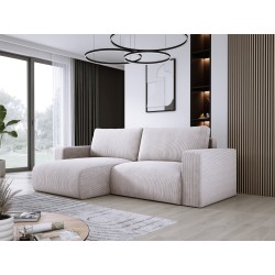 Carli corner sofa with sleeping function, fabric Poso 100 Carli corner sofa with sleeping function, fabric Poso 100