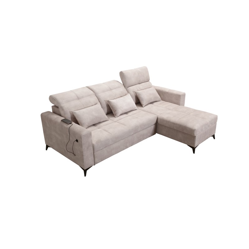 Luxuriöse Ecksofa Zeni mit Schlaffunktion in Samtstoff, Wave 12 | Ihr Ort für Komfort Luxuriöse Ecksofa Zeni mit Schlaffunktion in Samtstoff, Wave 12 | Ihr Ort für Komfort
