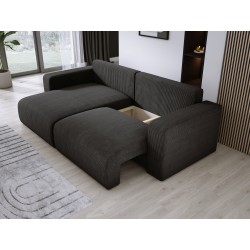 Carli corner sofa with a sleeping function, fabric Poso 135 Carli corner sofa with a sleeping function, fabric Poso 135
