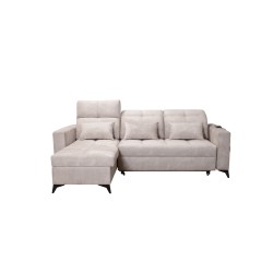 Luxus-Ecksofa Zeni mit Schlaffunktion im Samtstoff, Wave 1 | Ihr Ort des Komforts Luxus-Ecksofa Zeni mit Schlaffunktion im Samtstoff, Wave 1 | Ihr Ort des Komforts