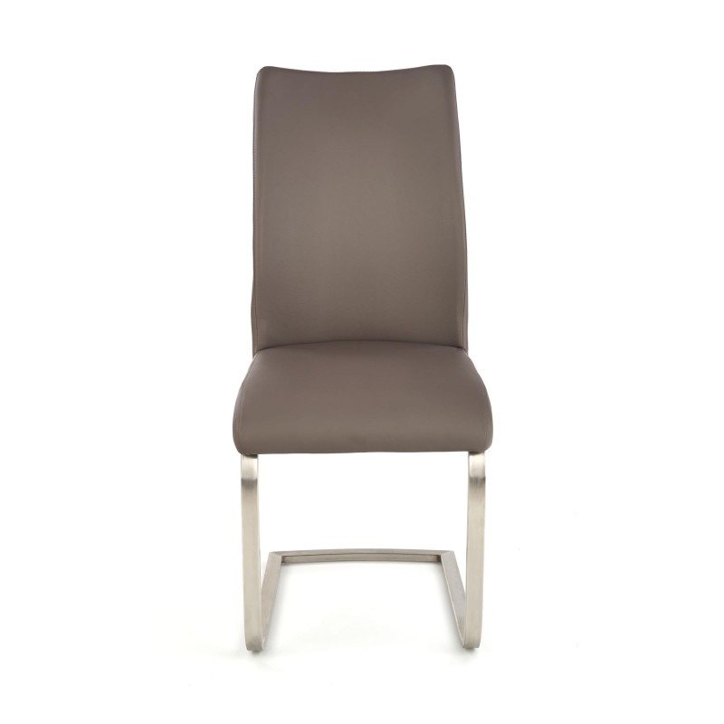 'OPAL / Brushed Metal / Grey Faux Leather' 'OPAL / Brushed Metal / Grey Faux Leather'