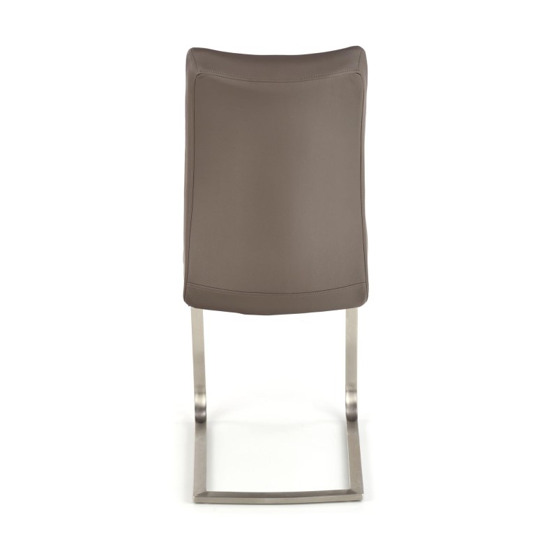 'OPAL / Brushed Metal / Grey Faux Leather' 'OPAL / Brushed Metal / Grey Faux Leather'