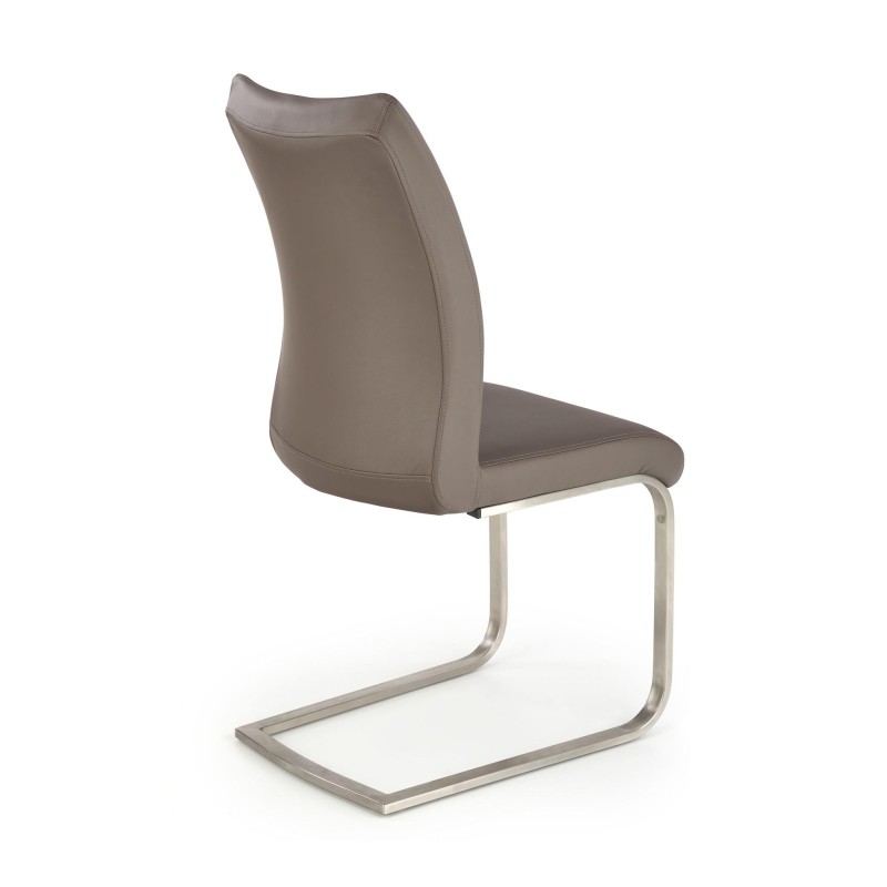'OPAL / Brushed Metal / Grey Faux Leather' 'OPAL / Brushed Metal / Grey Faux Leather'