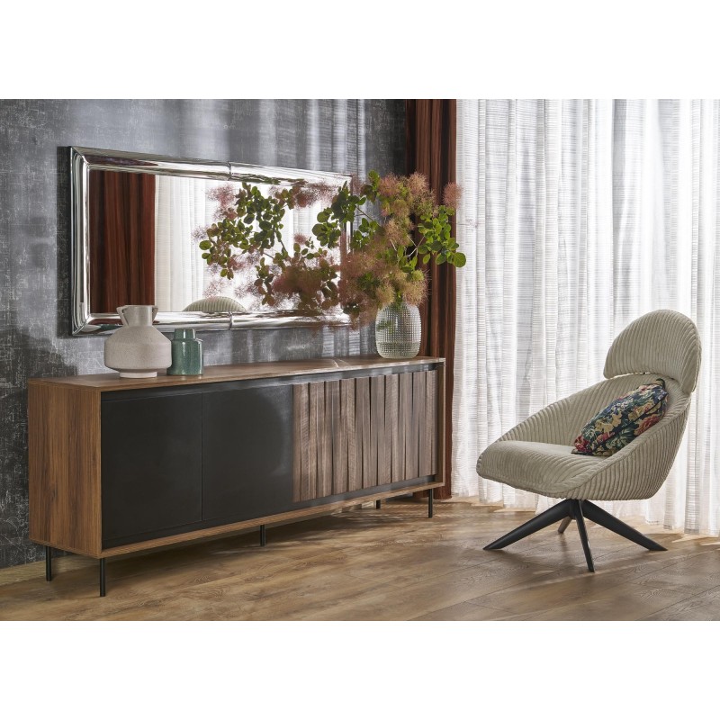 'ABISSO Wall Mirror, Silver' 'ABISSO Wall Mirror, Silver'