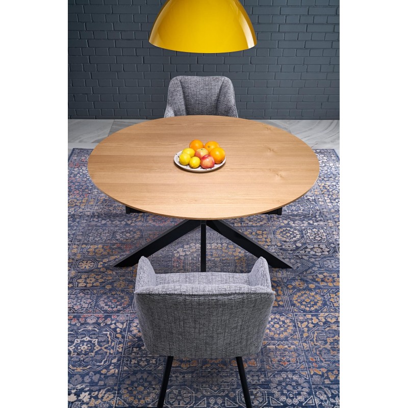 'ACORD Extendable Table, Natural / Black' 'ACORD Extendable Table, Natural / Black'