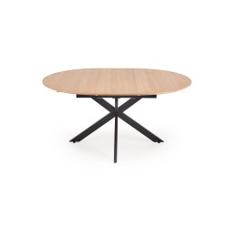 'ACORD Extendable Table, Natural / Black' 'ACORD Extendable Table, Natural / Black'