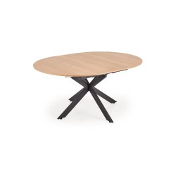 'ACORD Extendable Table, Natural / Black' 'ACORD Extendable Table, Natural / Black'