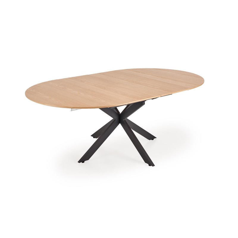 'ACORD Extendable Table, Natural / Black' 'ACORD Extendable Table, Natural / Black'