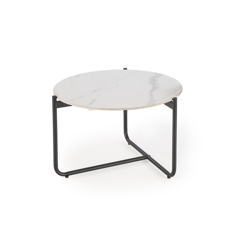 'ACUNA White Marble Top Coffee Table' 'ACUNA White Marble Top Coffee Table'