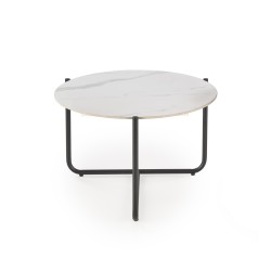 'ACUNA White Marble Top Coffee Table' 'ACUNA White Marble Top Coffee Table'