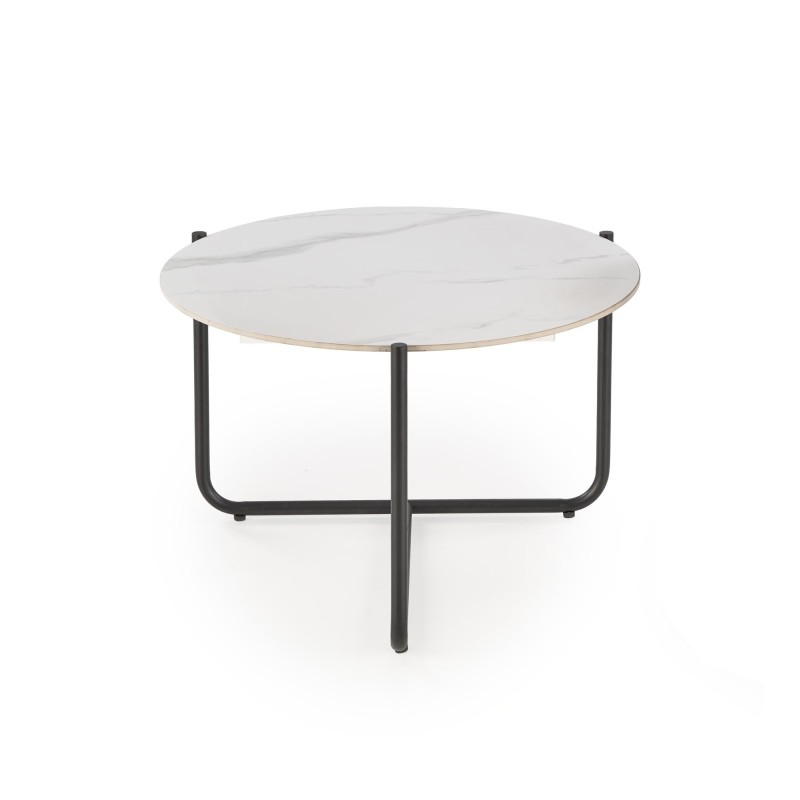 'ACUNA White Marble Top Coffee Table' 'ACUNA White Marble Top Coffee Table'