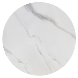 'ACUNA White Marble Top Coffee Table' 'ACUNA White Marble Top Coffee Table'