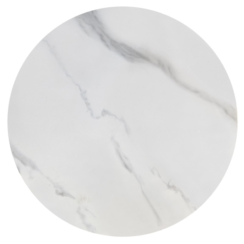 'ACUNA White Marble Top Coffee Table' 'ACUNA White Marble Top Coffee Table'