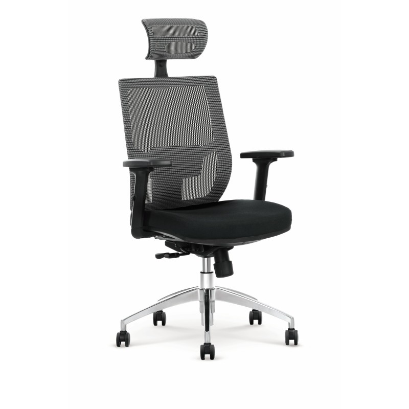 'ADMIRAL Office Chair in Ash Grey / Black' 'ADMIRAL Office Chair in Ash Grey / Black'