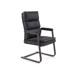 'ADRIANO SKID Black Office Chair'