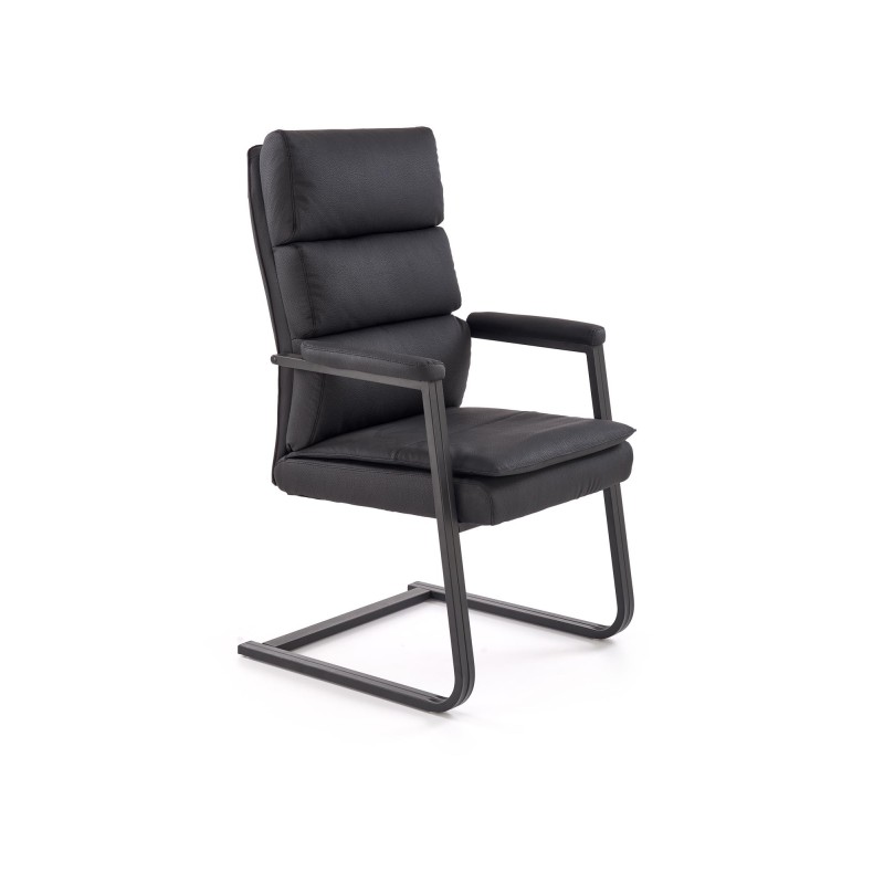'ADRIANO SKID Black Office Chair' 'ADRIANO SKID Black Office Chair'