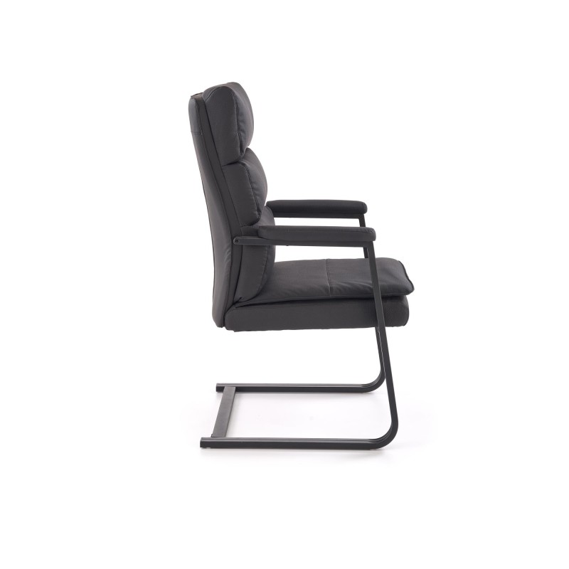 'ADRIANO SKID Black Office Chair' 'ADRIANO SKID Black Office Chair'