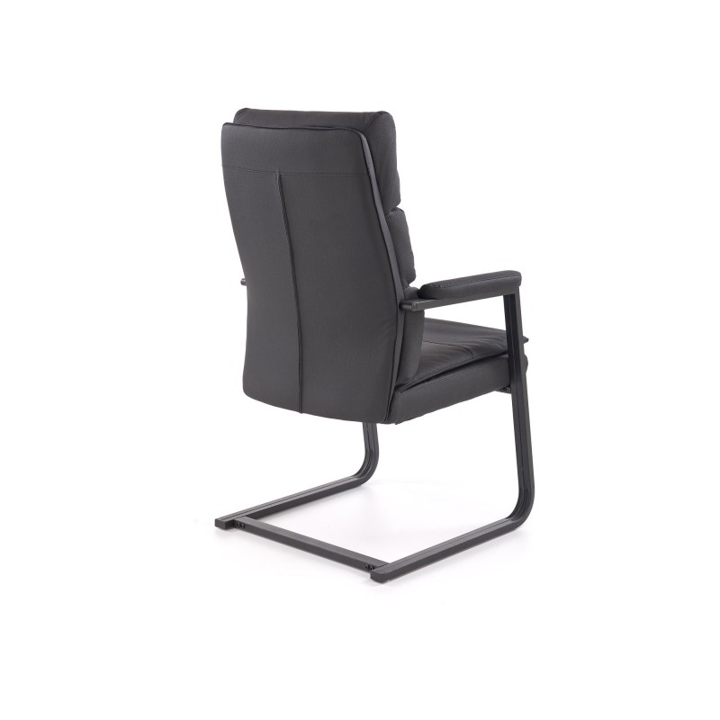 'ADRIANO SKID Black Office Chair' 'ADRIANO SKID Black Office Chair'