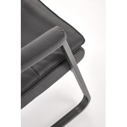 'ADRIANO SKID Black Office Chair' 'ADRIANO SKID Black Office Chair'