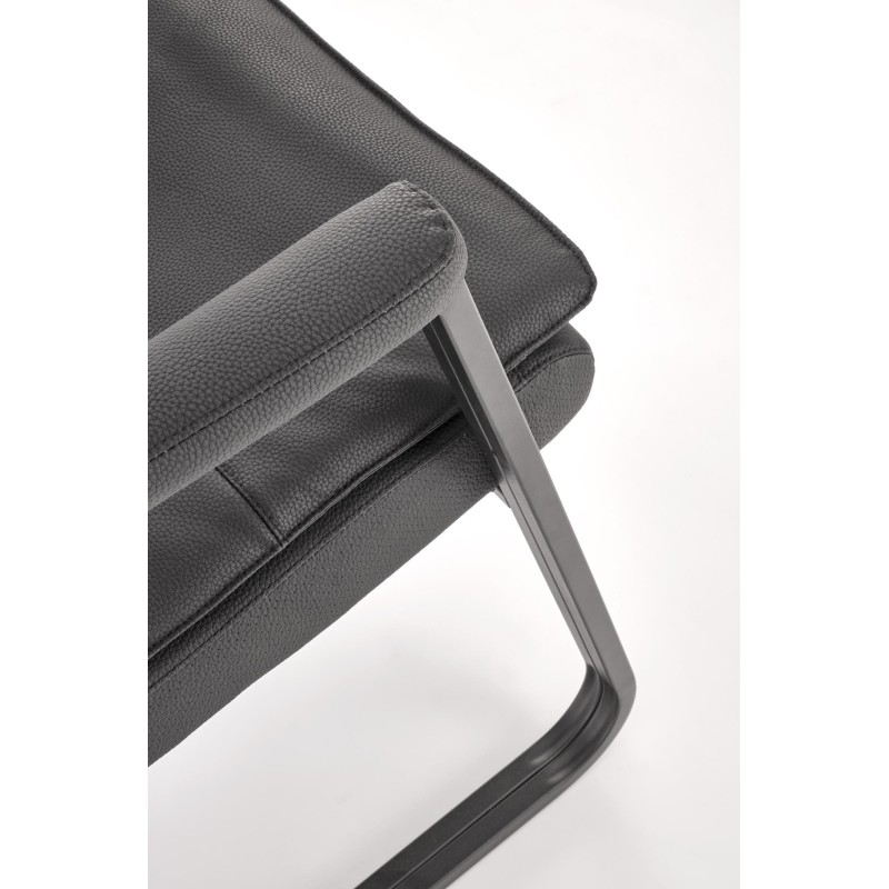'ADRIANO SKID Black Office Chair' 'ADRIANO SKID Black Office Chair'