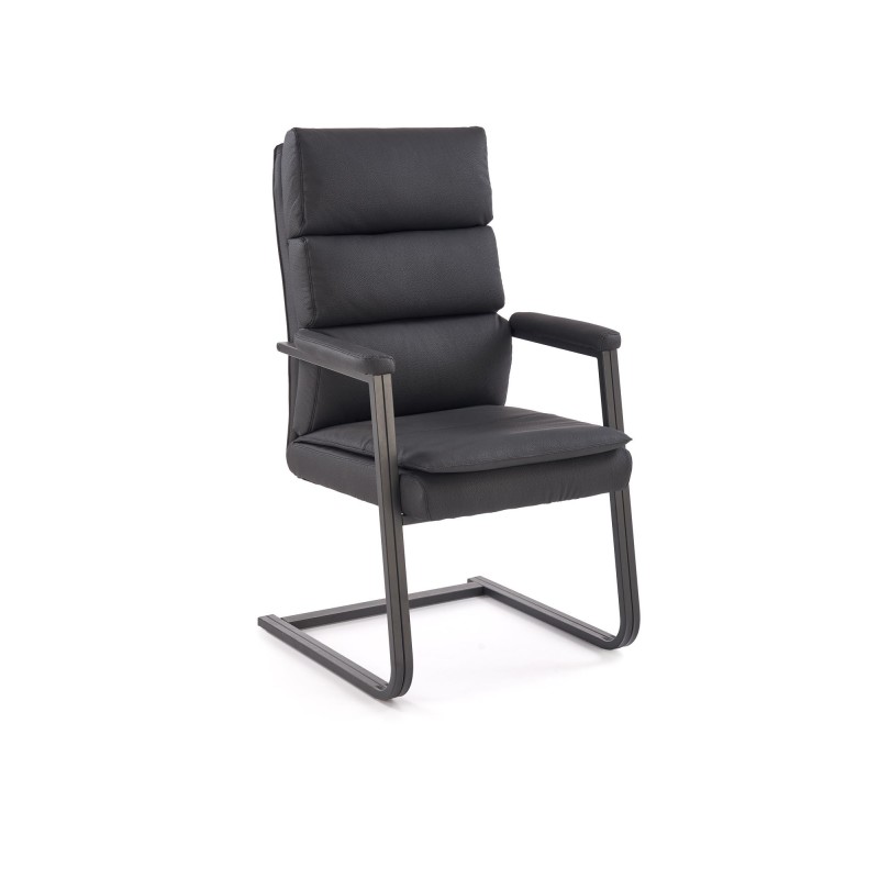 'ADRIANO SKID Black Office Chair' 'ADRIANO SKID Black Office Chair'