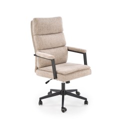 'ADRIANO Swivel Chair in Beige'