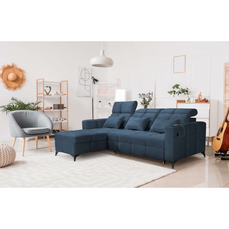 Luxus-Ecksofa Zeni mit Schlaffunktion in Samtstoff, Wave 14 | Ihr Ort für Komfort Luxus-Ecksofa Zeni mit Schlaffunktion in Samtstoff, Wave 14 | Ihr Ort für Komfort