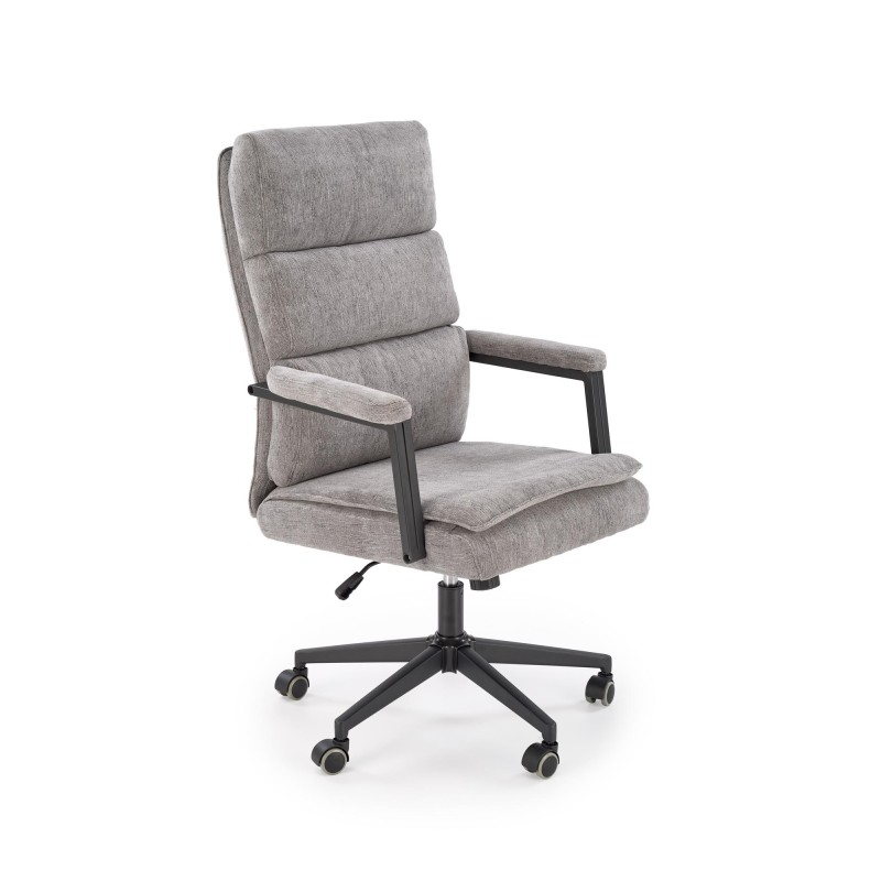 'ADRIANO Swivel Chair in Ash Grey'