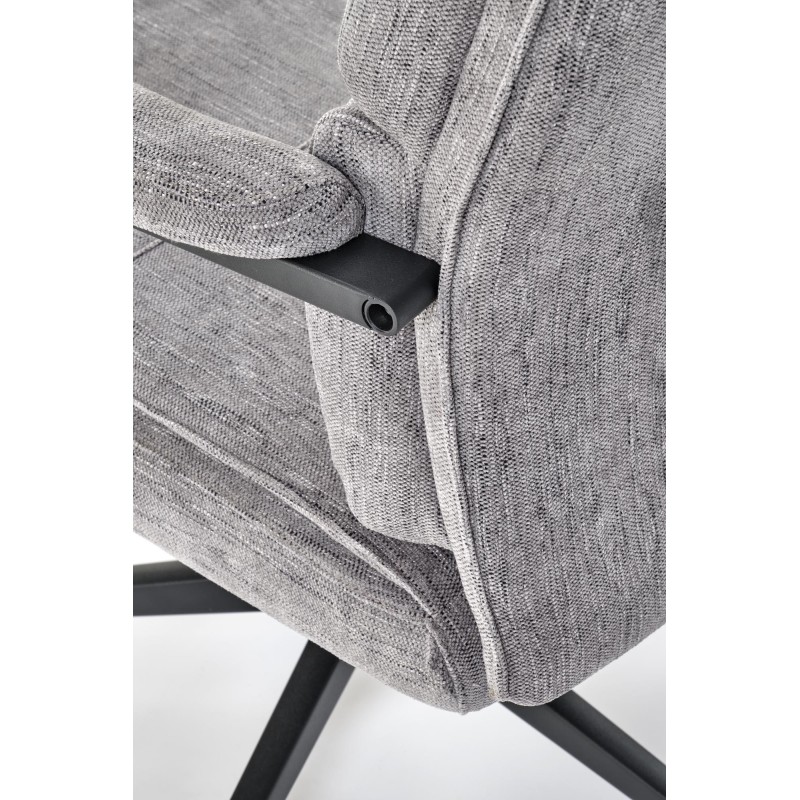 'ADRIANO Swivel Chair in Ash Grey' 'ADRIANO Swivel Chair in Ash Grey'