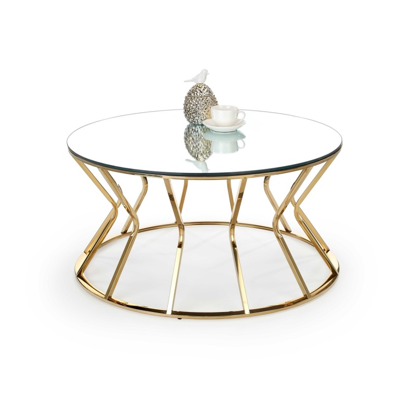 'AFINA Mirror Coffee Table / Gold' 'AFINA Mirror Coffee Table / Gold'