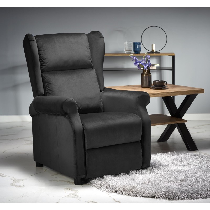 'AGUSTIN 2 Black Relaxation Armchair' 'AGUSTIN 2 Black Relaxation Armchair'
