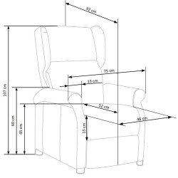 'AGUSTIN 2 Black Relaxation Armchair' 'AGUSTIN 2 Black Relaxation Armchair'
