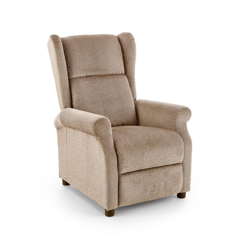 'AGUSTIN M Beige Reclining Armchair with Massage Function' 'AGUSTIN M Beige Reclining Armchair with Massage Function'