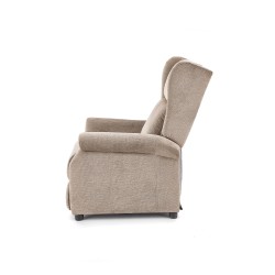 'AGUSTIN M Beige Reclining Armchair with Massage Function' 'AGUSTIN M Beige Reclining Armchair with Massage Function'