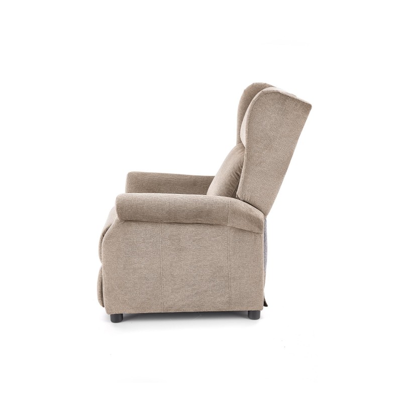 'AGUSTIN M Beige Reclining Armchair with Massage Function' 'AGUSTIN M Beige Reclining Armchair with Massage Function'