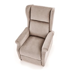 'AGUSTIN M Beige Reclining Armchair with Massage Function' 'AGUSTIN M Beige Reclining Armchair with Massage Function'