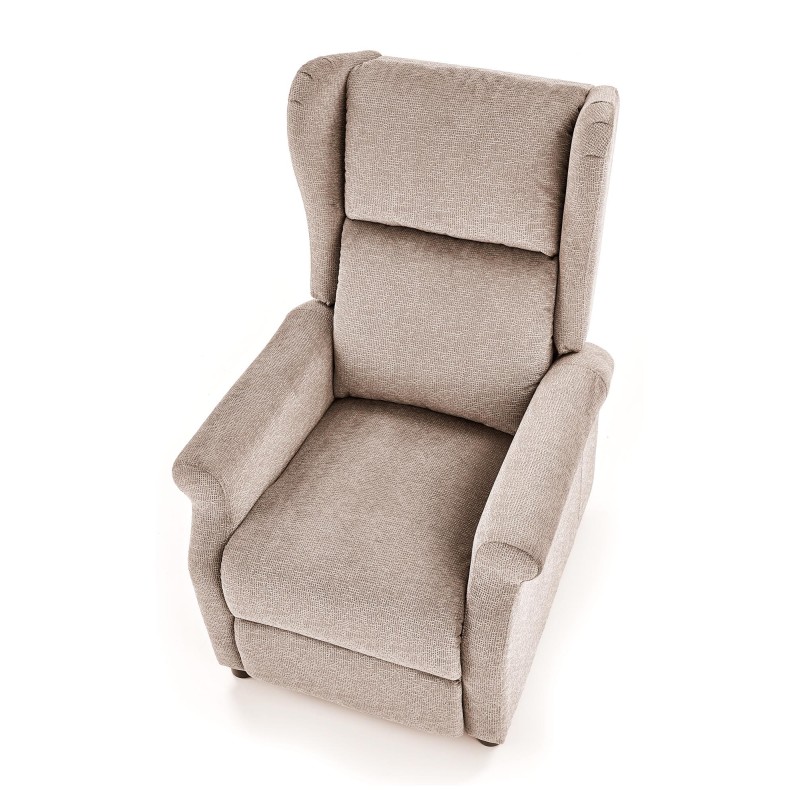 'AGUSTIN M Beige Reclining Armchair with Massage Function' 'AGUSTIN M Beige Reclining Armchair with Massage Function'