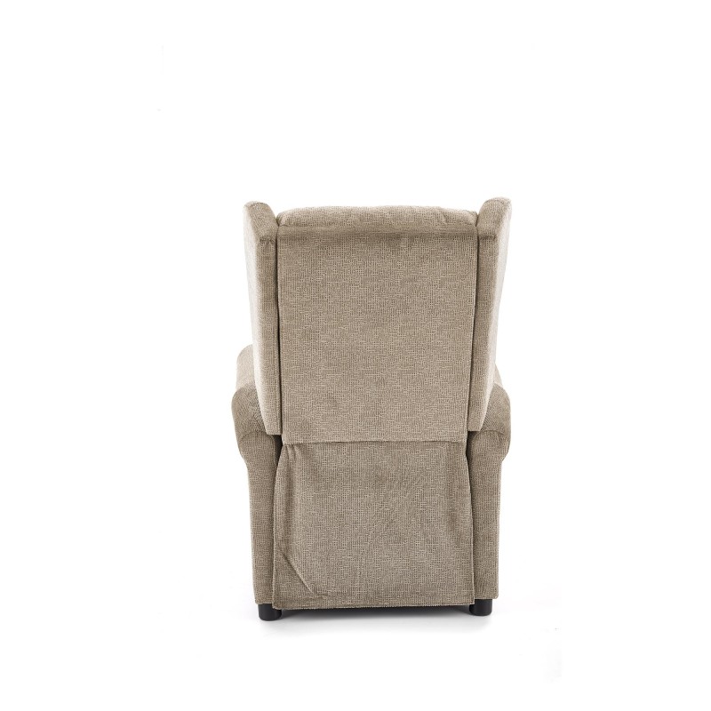 'AGUSTIN M Beige Reclining Armchair with Massage Function' 'AGUSTIN M Beige Reclining Armchair with Massage Function'