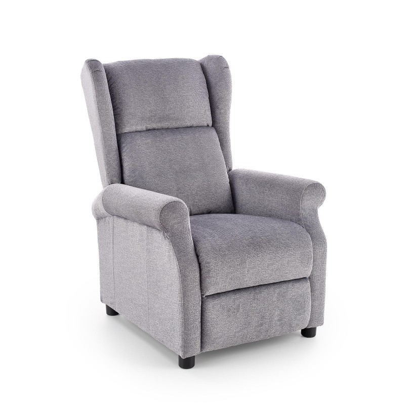 'AGUSTIN M Convertible Armchair with Massage Function in Ash Grey' 'AGUSTIN M Convertible Armchair with Massage Function in Ash Grey'