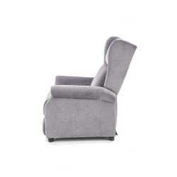 'AGUSTIN M Convertible Armchair with Massage Function in Ash Grey' 'AGUSTIN M Convertible Armchair with Massage Function in Ash Grey'