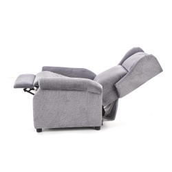 'AGUSTIN M Convertible Armchair with Massage Function in Ash Grey' 'AGUSTIN M Convertible Armchair with Massage Function in Ash Grey'