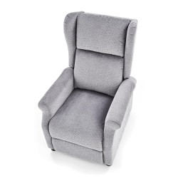 'AGUSTIN M Convertible Armchair with Massage Function in Ash Grey' 'AGUSTIN M Convertible Armchair with Massage Function in Ash Grey'