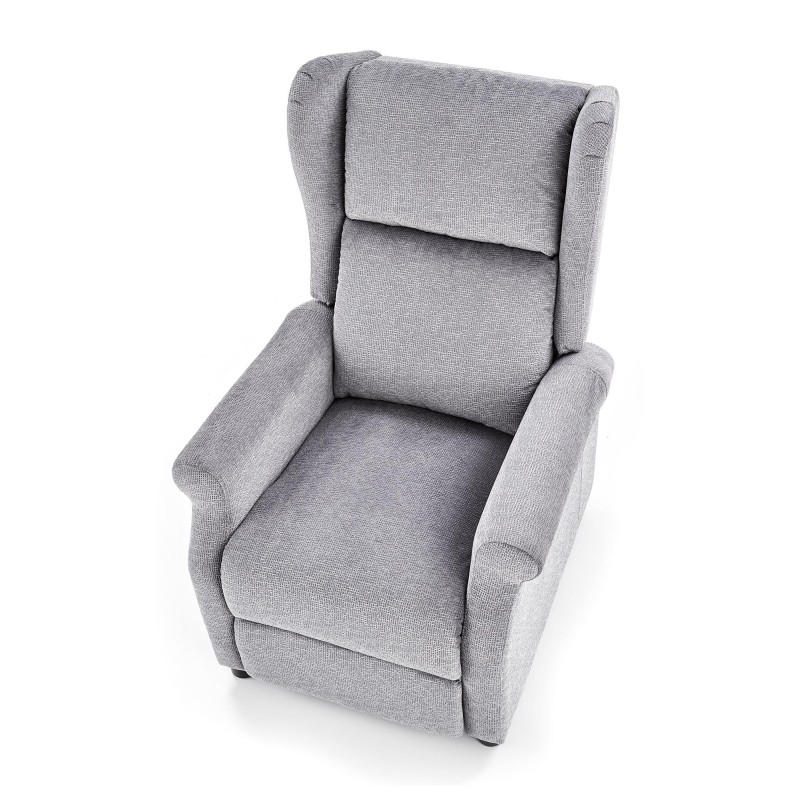 'AGUSTIN M Convertible Armchair with Massage Function in Ash Grey' 'AGUSTIN M Convertible Armchair with Massage Function in Ash Grey'