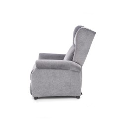 'AGUSTIN Ash Grey Leisure Chair' 'AGUSTIN Ash Grey Leisure Chair'