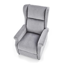 'AGUSTIN Ash Grey Leisure Chair' 'AGUSTIN Ash Grey Leisure Chair'