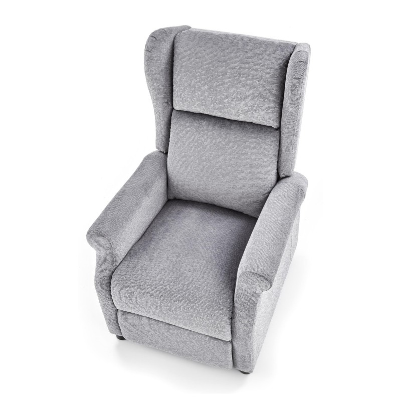 'AGUSTIN Ash Grey Leisure Chair' 'AGUSTIN Ash Grey Leisure Chair'