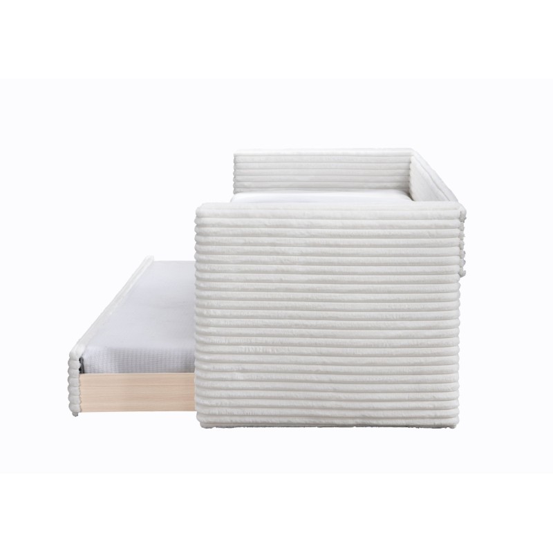 'ALABAMA Pull-Out Bottom Mattress Bed, Cream' 'ALABAMA Pull-Out Bottom Mattress Bed, Cream'