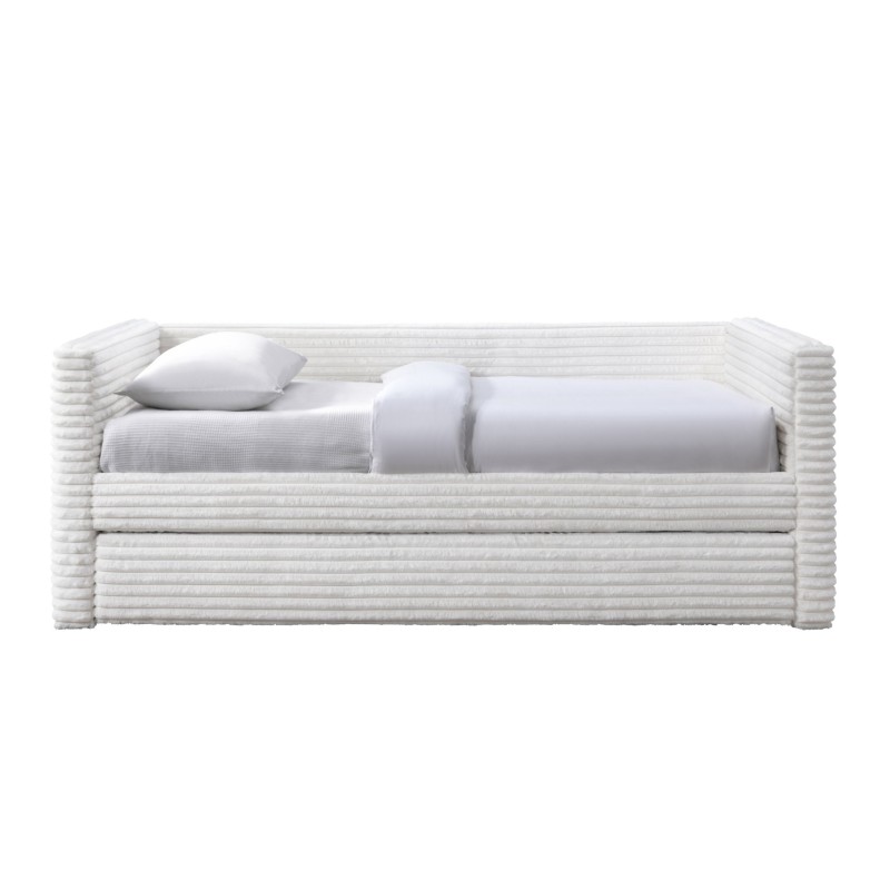 'ALABAMA Pull-Out Bottom Mattress Bed, Cream' 'ALABAMA Pull-Out Bottom Mattress Bed, Cream'